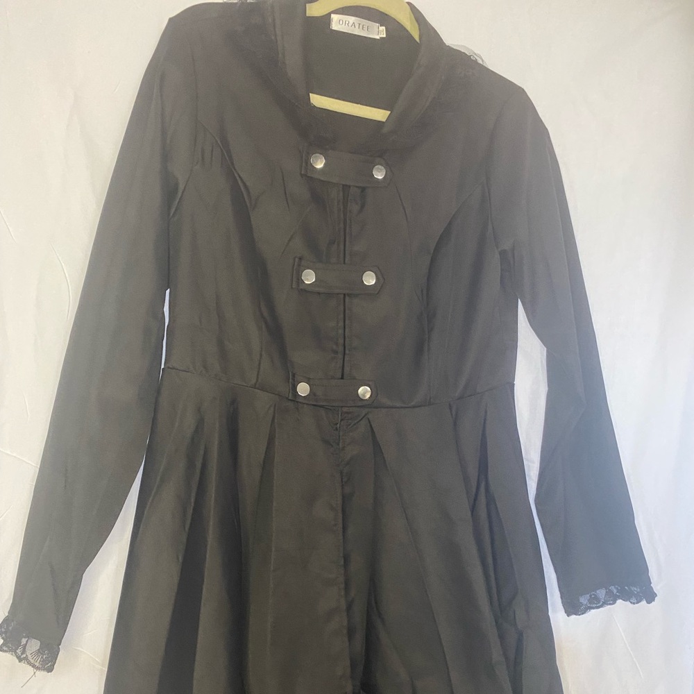 Black lace cape jacket